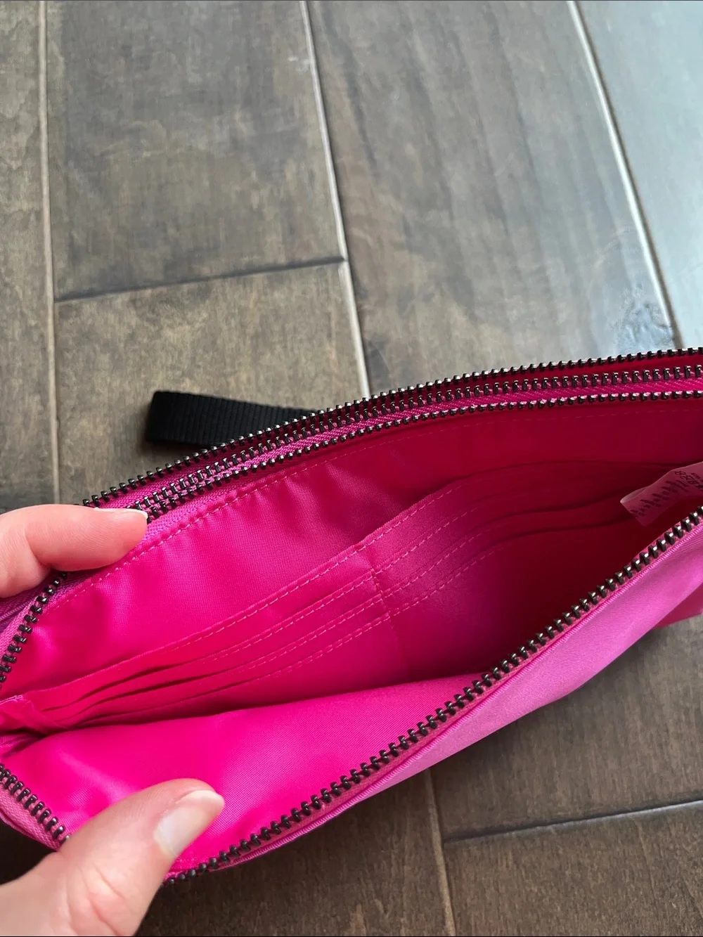 Lululemon Sonic Pink Now and Always Pouch Wristlet Clutch